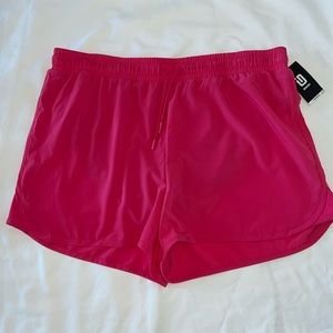 Ideology pink shorts with built in shorts size 2X New with Tags